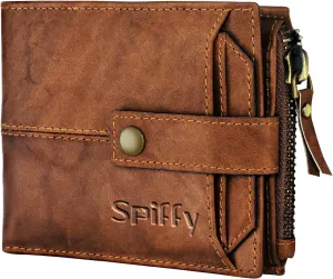 Benchmark Design Brown Genuine Leather Wallet For Men With Detachable Card Holder Mens Wallet, RFID Wallet For Men And Women, Billetera De Hombre