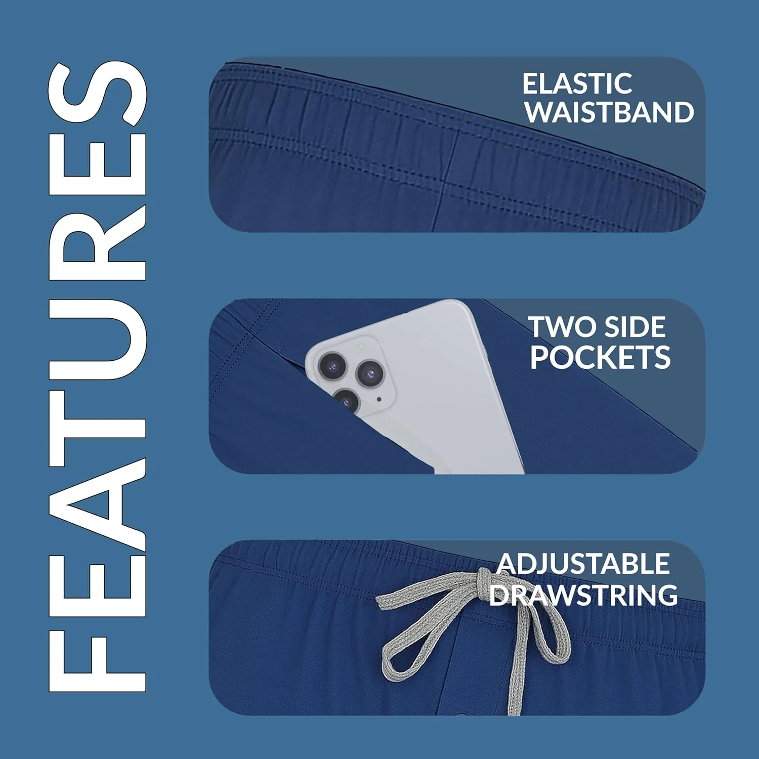 Hanes Men??s 2-Pack Sleep Shorts ?C Cotton Loungewear with 7.5" Inseam, Breathable Fit, Pantalones para Dormir