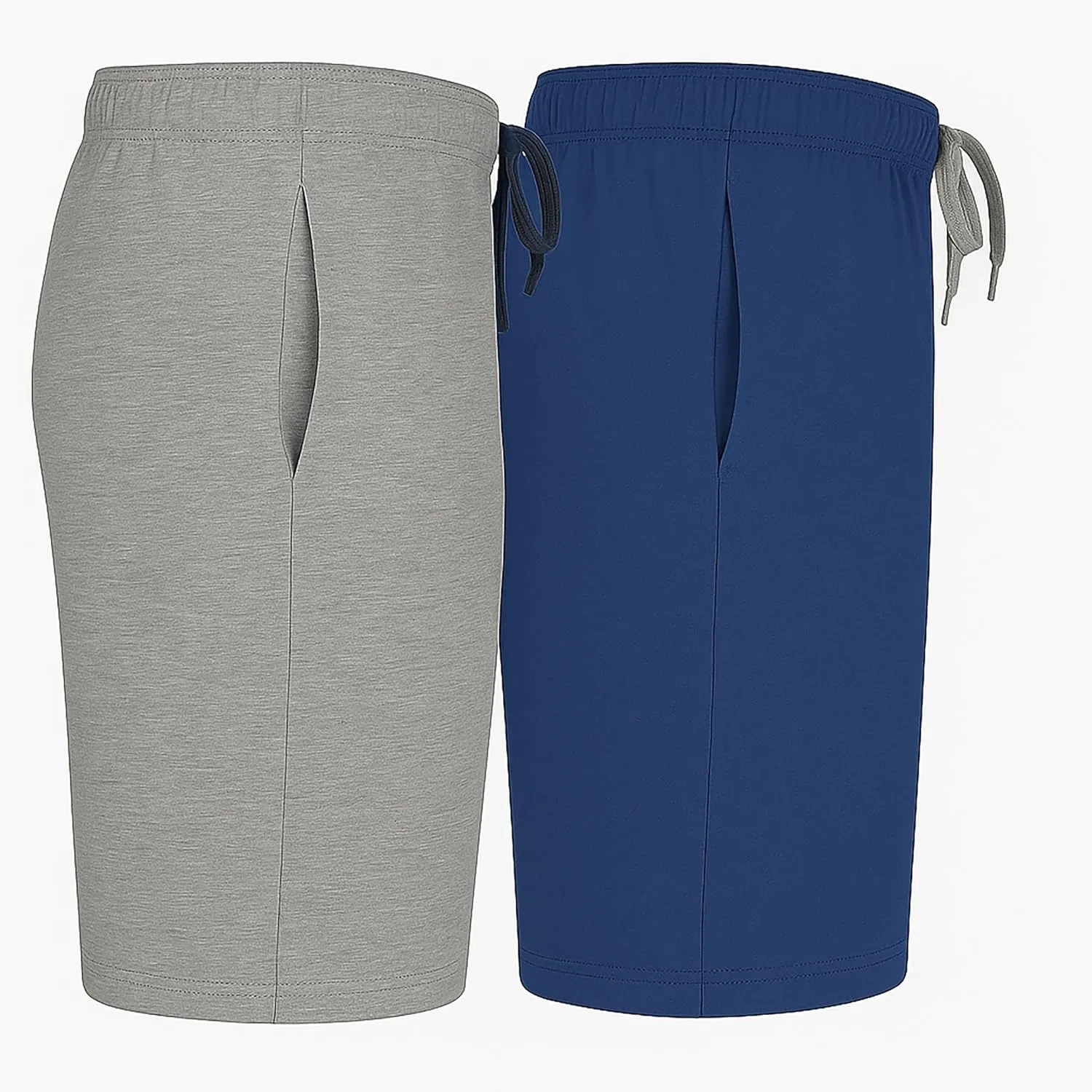 Hanes Men??s 2-Pack Sleep Shorts ?C Cotton Loungewear with 7.5" Inseam, Breathable Fit, Pantalones para Dormir