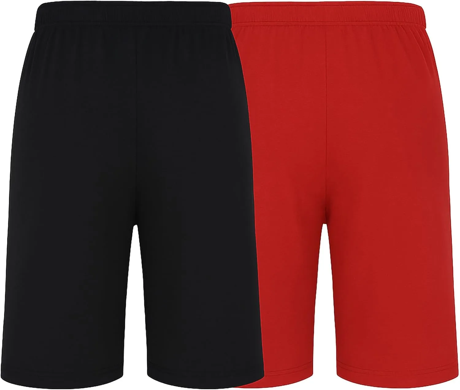 Hanes Men??s 2-Pack Sleep Shorts ?C Cotton Loungewear with 7.5" Inseam, Breathable Fit, Pantalones para Dormir
