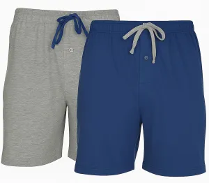 Hanes Men??s 2-Pack Sleep Shorts ?C Cotton Loungewear with 7.5" Inseam, Breathable Fit, Pantalones para Dormir
