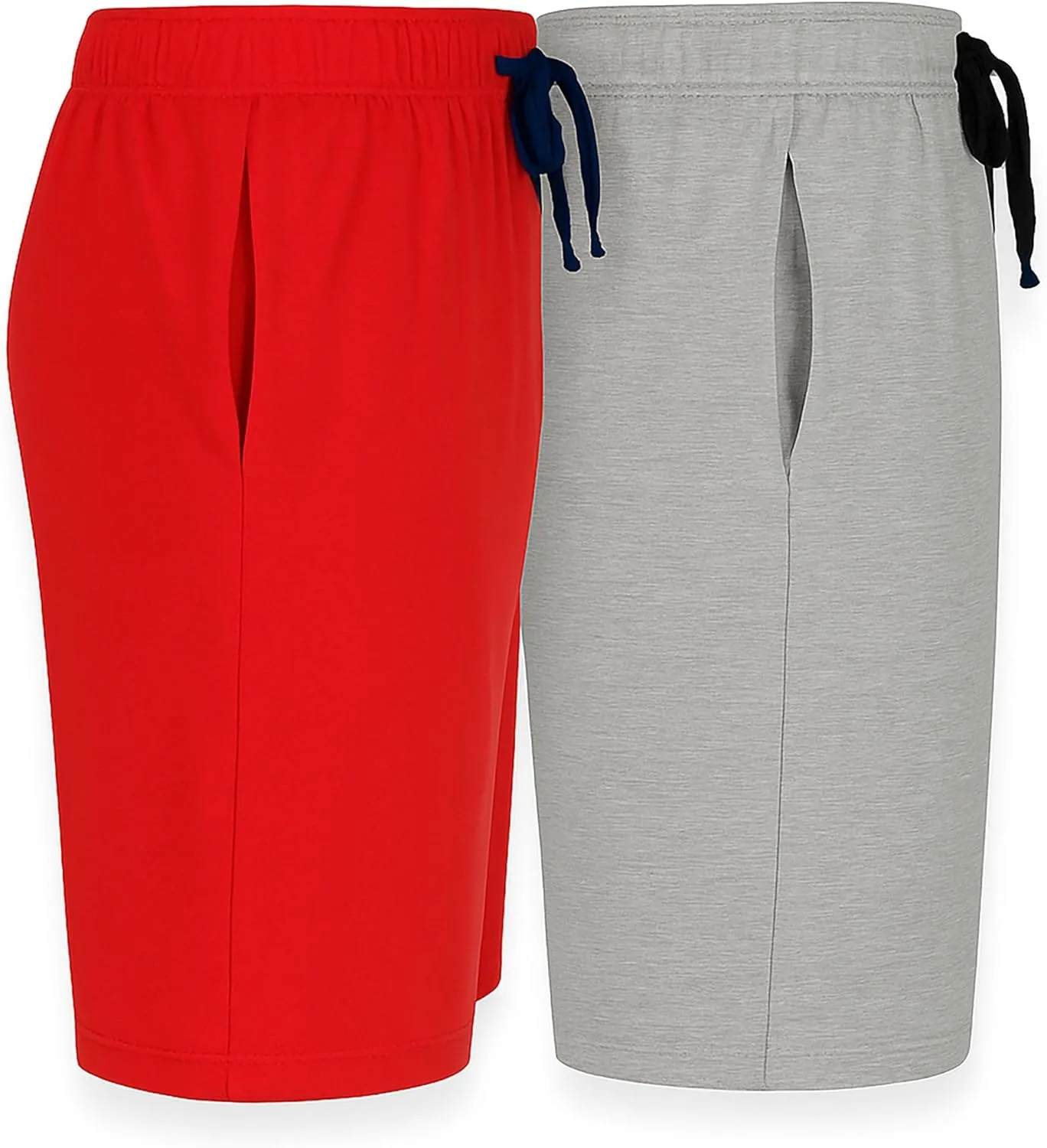 Hanes Men??s 2-Pack Sleep Shorts ?C Cotton Loungewear with 7.5" Inseam, Breathable Fit, Pantalones para Dormir