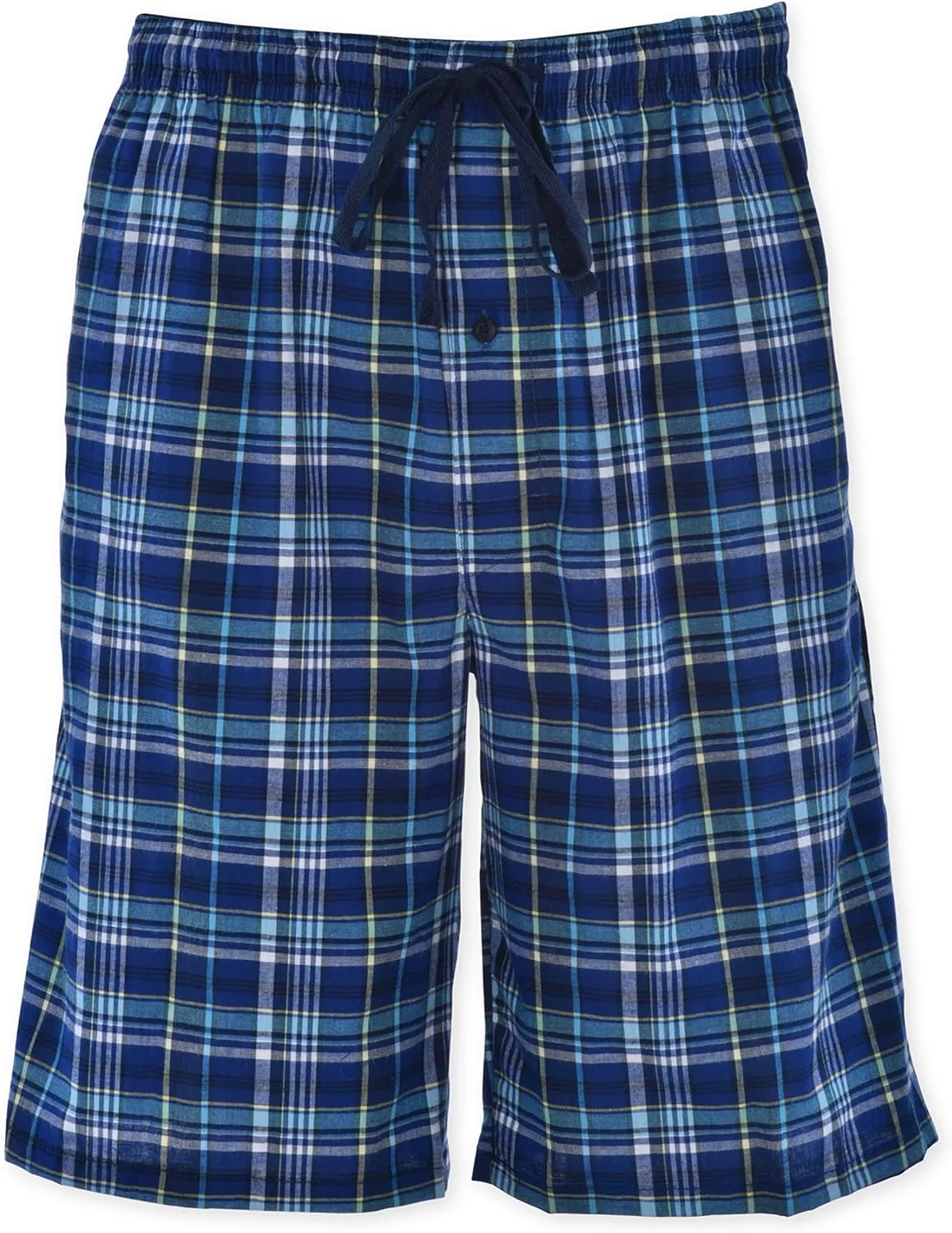 Hanes Men??s 2-Pack Woven Pajama Shorts ?C Lightweight Breathable Lounge Fit for Summer, Pantalones Cortos para Hombre 2-Pack