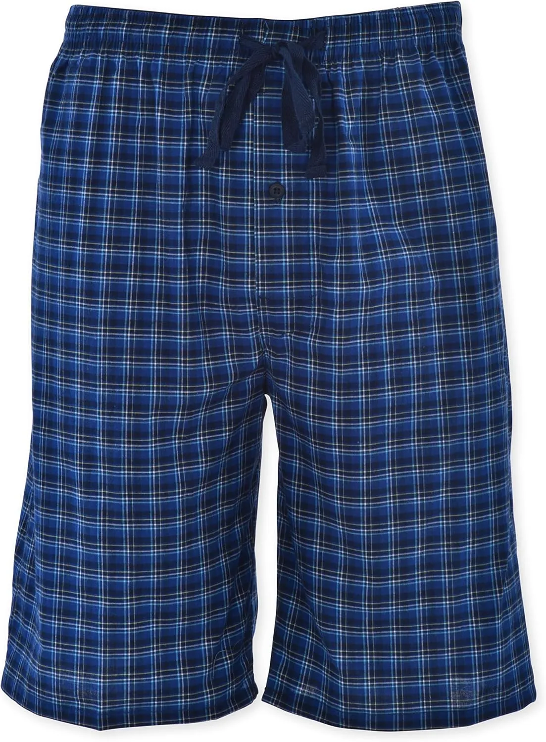 Hanes Men??s 2-Pack Woven Pajama Shorts ?C Lightweight Breathable Lounge Fit for Summer, Pantalones Cortos para Hombre 2-Pack