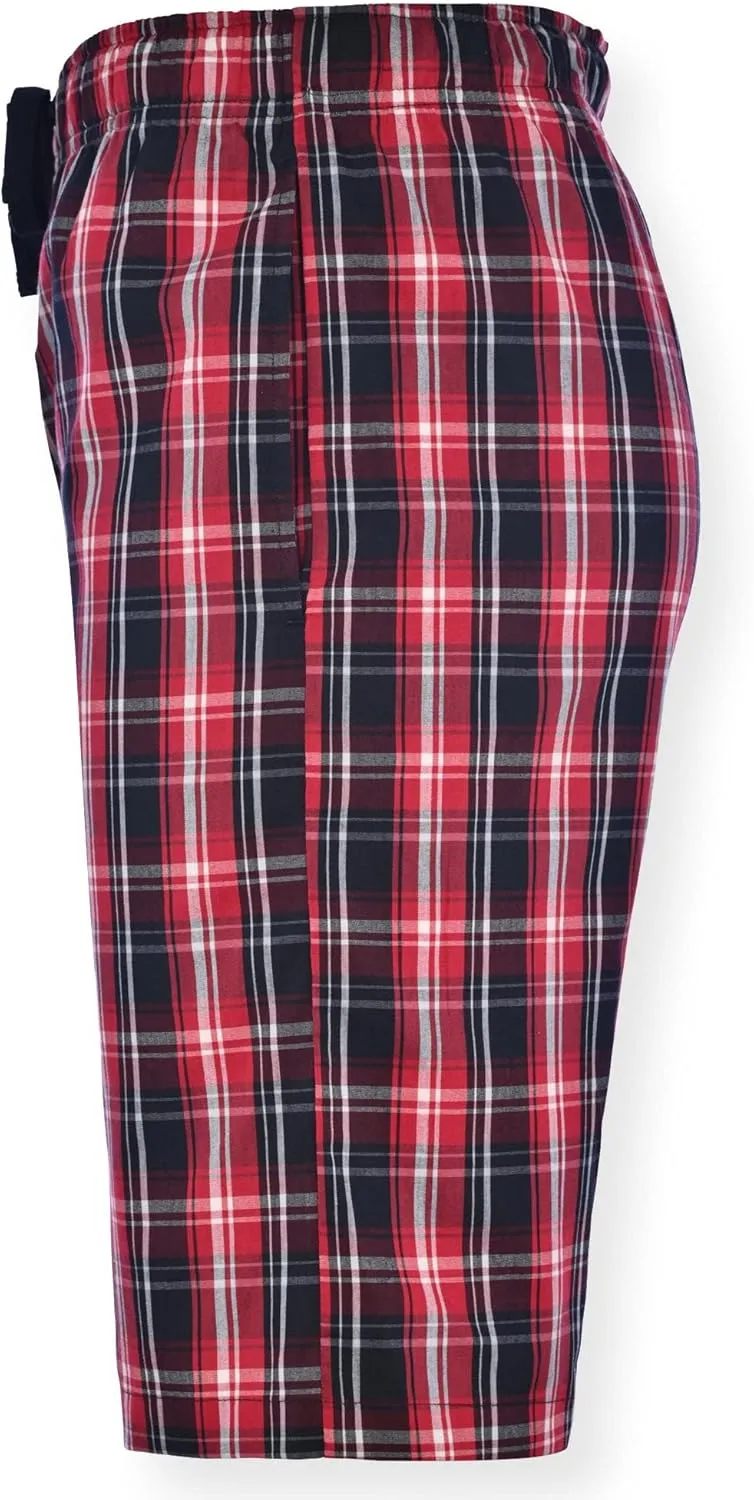 Hanes Men??s 2-Pack Woven Pajama Shorts ?C Lightweight Breathable Lounge Fit for Summer, Pantalones Cortos para Hombre 2-Pack