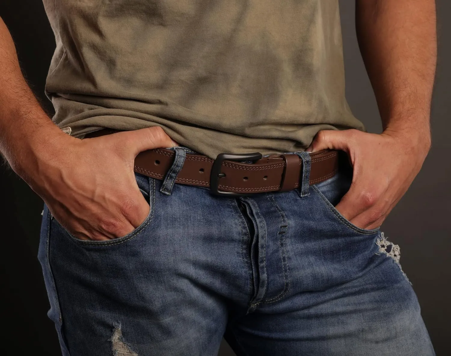 Kolossus Belt for Men - Top Grain Leather Men's Belts